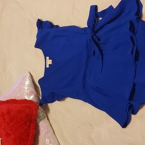 Large Blue Blouse